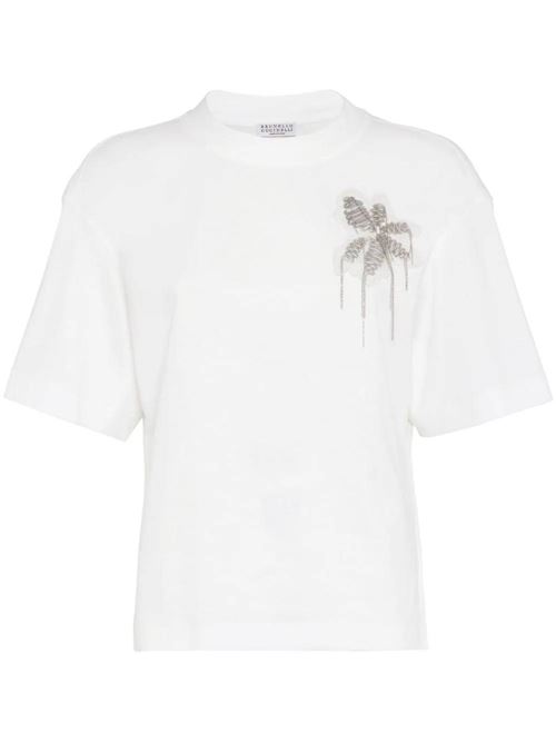 T-shirt con decorazione BRUNELLO CUCINELLI | M0T81HR710C6159